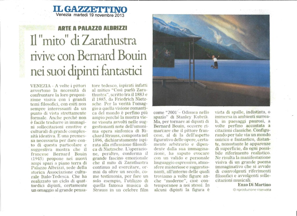 Il Gazzetttino 19 Novembre 2013