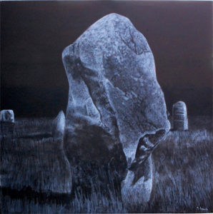 1. Pierres - Carnac 100 x 100 cm