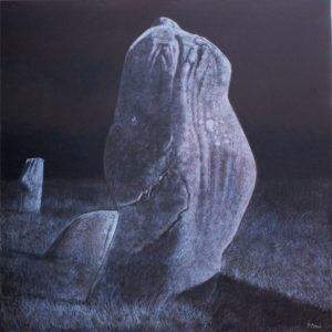 4. Pierres - Carnac 100 x 100 cm